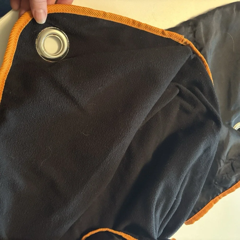 HARLEY-DAVIDSON TRAVEL PICNIC BLANKET TARP W/FELT LINING & GROMMETS Approx 58x54